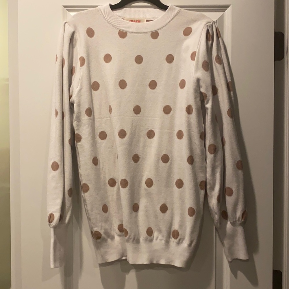 Dotted sweater sweatshirt